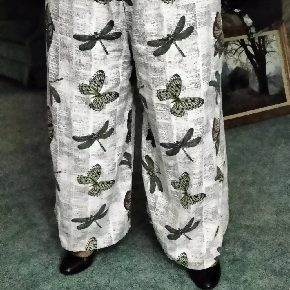 Butterfly Multi Palazzo Pants - Picture 1 of 7